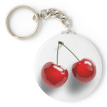 Purple Red Green Virgin Cherry Twin Cherries keychains