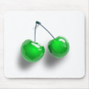 Purple Red Green Virgin Cherry Twin Cherries mousepads
