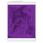 Purple Reflections I Greeting Cards