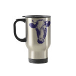 Purple Retro Cow Graphic mugs