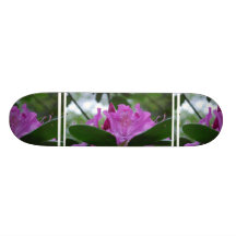 Purple Rhododendron Skateboard