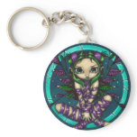 "Purple Ribbon Fairy" Keychain