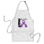 Purple Ribbon Fight Like A Girl Apron