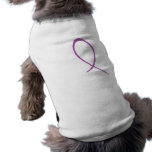 Purple Ribbon Pet Shirt