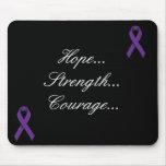 Purple_Ribbon, Purple_Ribbon, Hope...Strength..... mousepads