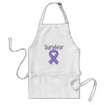 Purple Ribbon Survivor aprons