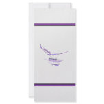 Purple Rice Bowl Rack Card