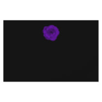 Purple Rose. Black Background. Full Color Flyer