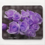 Purple rose bouquet mousepads