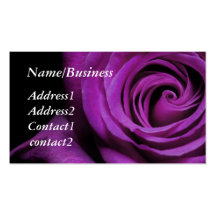 Purple Rose Business Card