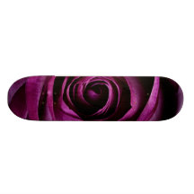 Purple Rose Custom Skate Board