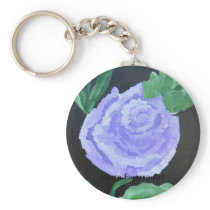 Purple Rose Key Chains