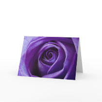 Purple Rose notecard