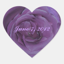 Purple Rose Stickers