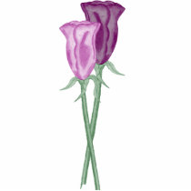 Purple Roses (Acrylic Pin)