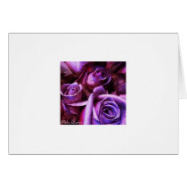 Purple Roses cards