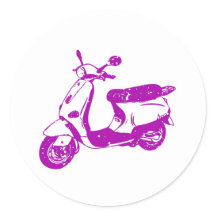 funny moped stickers