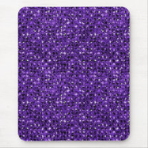 purple sequin effect mousepad