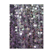 Purple Sequins & Beads