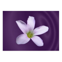 Purple Shamrock ~ ATC Business Card Templates