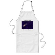 Purple Shooting star apron - Wish for your dinner