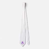 Purple Skull Tie