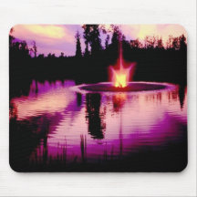 Purple Sky , Reflected Off Water Mouse Pad