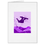 Purple Snowboard Logo cards