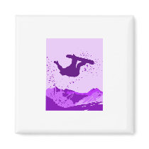 Purple Snowboard Logo