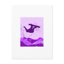Purple Snowboard Logo