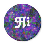 Purple Spatter Dot Magnets