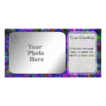 Purple Spatter Dot PhotoCard Template