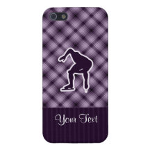 Purple Speed Skater iPhone 5 Covers