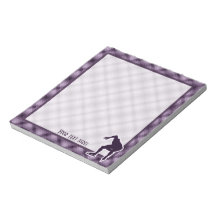 Purple Speed Skater Note Pads