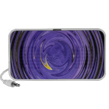 Purple Spin Abstract Speaker System