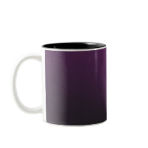 Purple spiral fractal coffee mugs