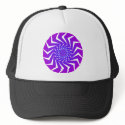 Purple Spiral Pattern: Vector Art: hats