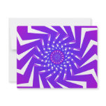 Purple Spiral Pattern: Vector Art: Personalized Invites