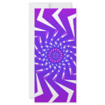 Purple Spiral Pattern: Vector Art: Rack Card Design