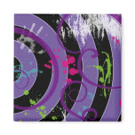 Purple Splatter Magnet