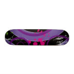 Purple Splatter Skate Deck