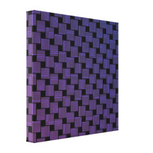 Purple Square Pattern Canvas Print