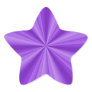 Purple Star Optical Illusion