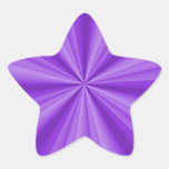 Purple Star Optical Illusion Stickers