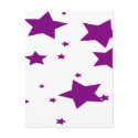 purple star postcards