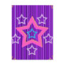 Purple Star Shield Postcard