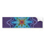 Purple Star Tie Dye Sticker Bumper Sticker