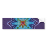 Purple Star Tie Dye Sticker bumper stickers