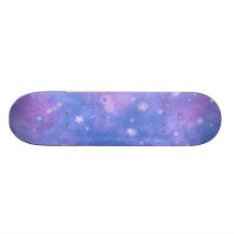 Purple Stars! - Skateboard