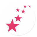 purple stars stickers